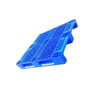پالت ضد لغزش آبی HDPE PP 1100 X 1100 X 155 پالت پلاستیکی برای کارخانه مواد غذایی
