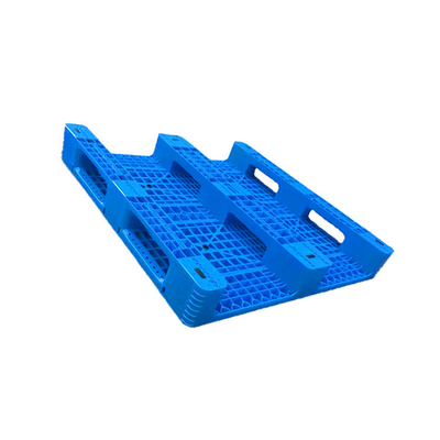پالت های پلاستیکی قابل قفسه 1100 X 1100 HDPE آبی 100٪ قابل بازیافت برای کارخانه تجهیزات پزشکی