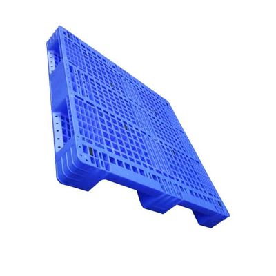 پالت پلاستیکی تخت سفارشی آبی سفارشی 1200x1200 HDPE