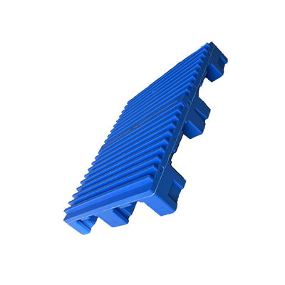 لوگوی سفارشی ASI 106X75 PE Heavy Duty Pallet Blue Jagged 4000Kg