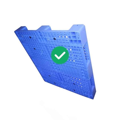 پالت های پلاستیکی قابل حمل 2T 1300X1100 PE برای صنایع غذایی