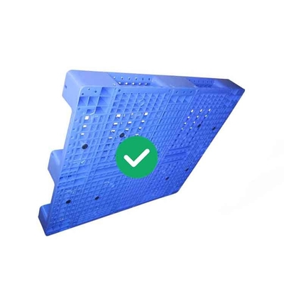 زنجیره حمل و نقل یخچال دار 5T بار پالت پلاستیکی آبی 1300X1100 HDPE