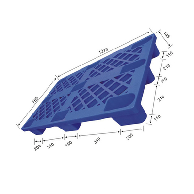 قفل پالت پلاستیکی 1270x750 انبار 1500 کیلوگرم HDPE ثابت