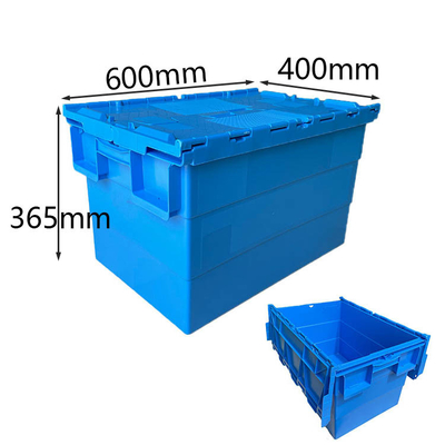 انبار HDPE Plastic Logistic Box Hygiene Plastic Moving Crate 50Kg 60L