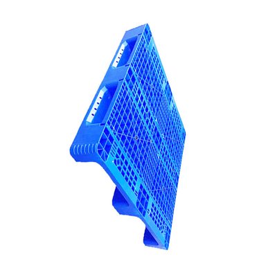 Food Factory 1100 X 1100 Blue HDPE Plastic Pallet 100% Recycled Plastic Pallet تامین کننده
