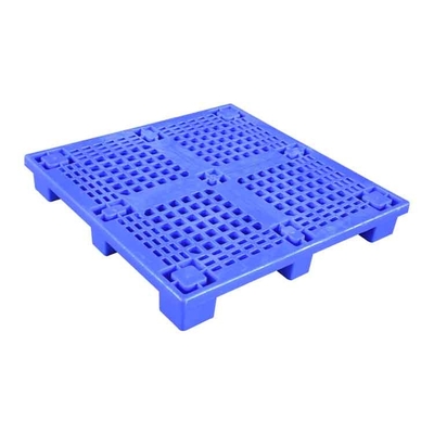 1000 X 1000 پالت پلاستیکی HDPE آبی 0.6 بار برای کارخانه پزشکی / مواد غذایی