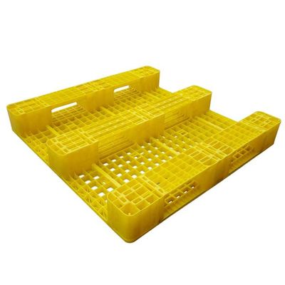 پالت پلاستیکی زرد 110x110cm پالت پلاستیکی ذخیره سازی سبک Euro