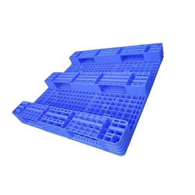 پالت پلاستیکی تخت سفارشی آبی سفارشی 1200x1200 HDPE