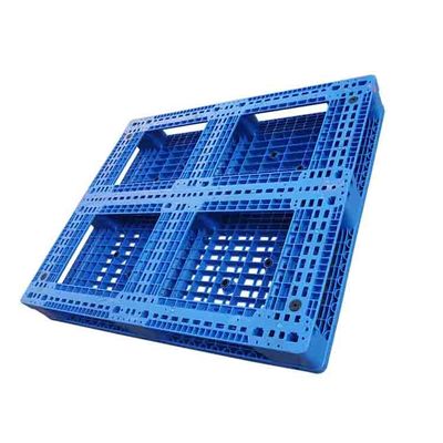 پالت های پلاستیکی HDPE سنگین وظیفه ای PE پالت های پلاستیکی قابل انباشت 128x108