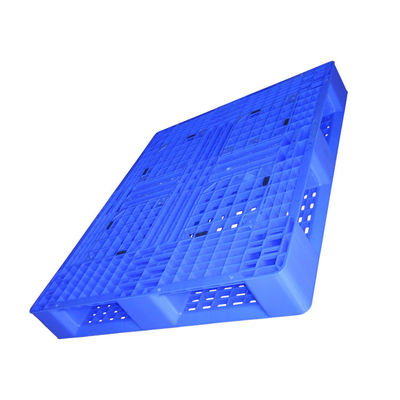 پالت های پلاستیکی صنعتی Hdpe تک چهره اقتصاد مقاوم در برابر 40x48