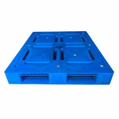 پالت های پلاستیکی جامد بالا HDPE آبی 48 * 40IN