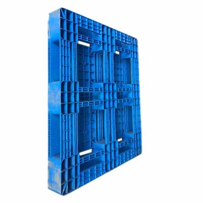 پالت های پلاستیکی جامد بالا HDPE آبی 48 * 40IN