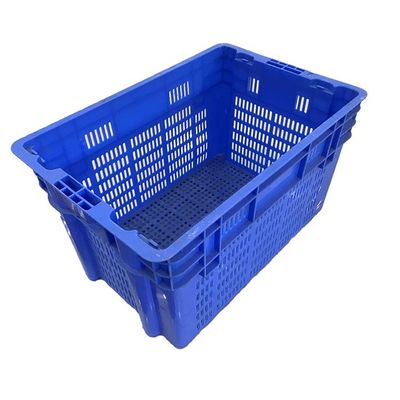 جعبه قابل حمل پلاستیکی قابل استفاده مجدد 60x40 Nestable برای انبار 2 کیلوگرم