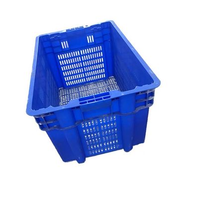 جعبه قابل حمل پلاستیکی قابل استفاده مجدد 60x40 Nestable برای انبار 2 کیلوگرم