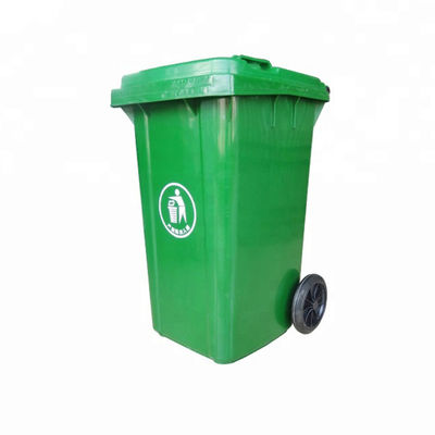 سطل آشغال پلاستیکی در فضای باز 63G سطل آشغال پلاستیکی پلی پروپیلن UV 240L