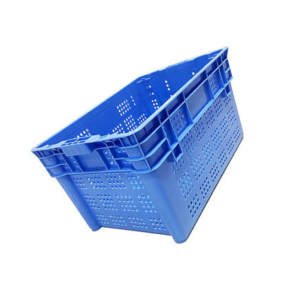 جعبه پلاستیکی گردش قابل جمع آوری Nestable 600X400mm HDPE برای بندر