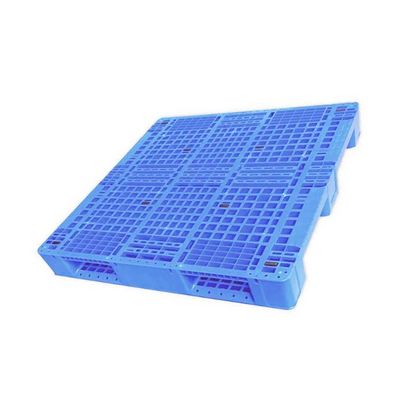 1100x1100 HDPE پالت پلاستیکی قابل انعطاف پویا 2.5T آبی 13.8 کیلوگرم