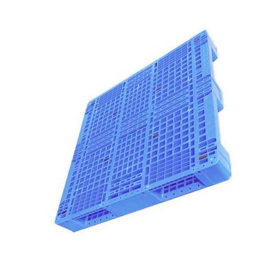 110x110 آبی 13.8 کیلوگرم پالت پلاستیکی سنگین حمل و نقل تدارکات HDPE