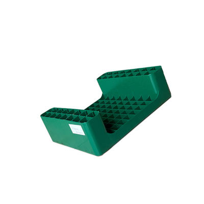 پالت انبار پلاستیکی PP Nestable سبز 450x350 برای بندر
