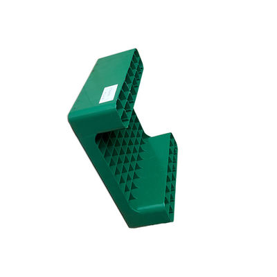 پالت پلاستیکی قابل انباشته شدن HDPE 450x350 سبز برای بندر انبار