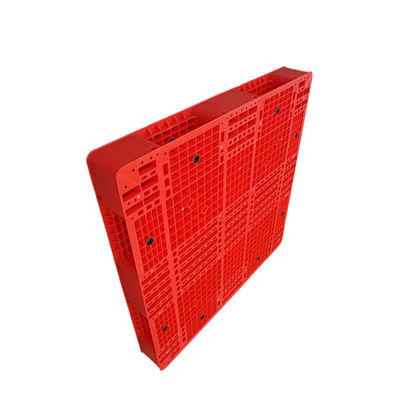PE Hygienic 1200x1200 Red Stackable Plastic Pallet 6000Kg برای انبار