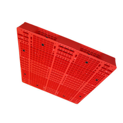لیفتراک چهار طرفه استاتیک قرمز 48X48 PE پالت دو طرفه 6000 کیلوگرمی