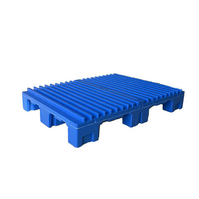 پالت‌های پلاستیکی قالب‌گیری تزریقی استاتیک 4000 کیلوگرمی HDPE آبی
