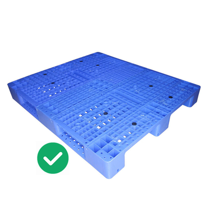 پالت های قالبی تزریق پلی اتیلن انبار 2000 کیلوگرم بار دینامیک HDPE بهداشتی