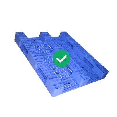 پالت عرشه باز ارگونومیک 1300x1100 PE 5000 کیلوگرم بار بهداشتی