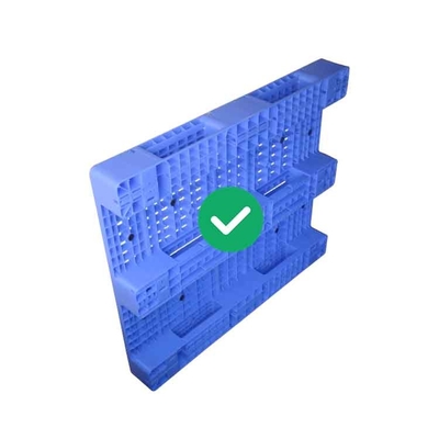 پالت های پلاستیکی قابل حمل 2T 1300X1100 PE برای صنایع غذایی