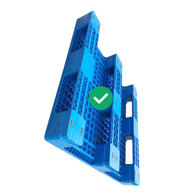 1.2X1.2m جعبه های متحرک قابل استفاده مجدد پالت پلاستیکی HDPE پلاستیک 1.5T بار قفسه بندی