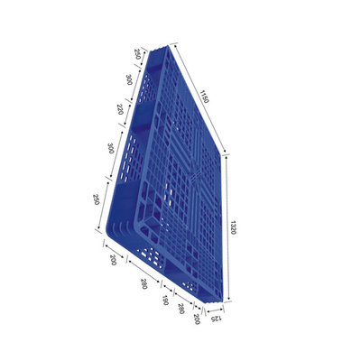 1320X1150 پالت صادراتی پلاستیک HDPE انبار 1200 کیلوگرم دینامیک
