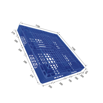 پالت پلاستیکی ارگونومیک PE 1190x1150 دینامیک 1200 کیلوگرم حمل و نقل بدون درز