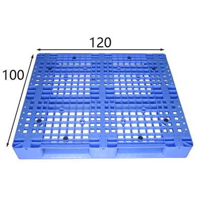 پالت های ذخیره سازی پلاستیکی 1200X1000X150mm مورد تایید HDPE ISO9001