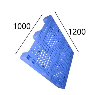 پالت حمل و نقل 1200x1000 میلی متری پلاستیک سنگین HDPE آبی