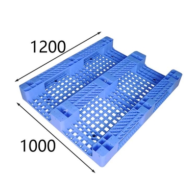 پالت حمل و نقل 1200x1000 میلی متری پلاستیک سنگین HDPE آبی