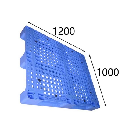 پالت های پلاستیکی قابل قفسه بندی مواد HDPE نوب های ضد لغزش بار پویا 1500 کیلوگرم