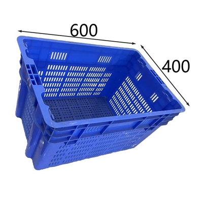 جعبه پلاستیکی متحرک تاشو 100٪ HDPE 600 X 400 X 315 میلی متر با دوام سنگین