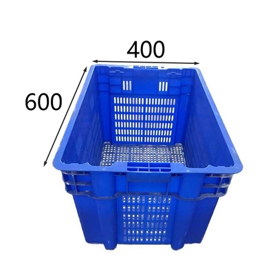 جعبه پلاستیکی متحرک تاشو 100٪ HDPE 600 X 400 X 315 میلی متر با دوام سنگین